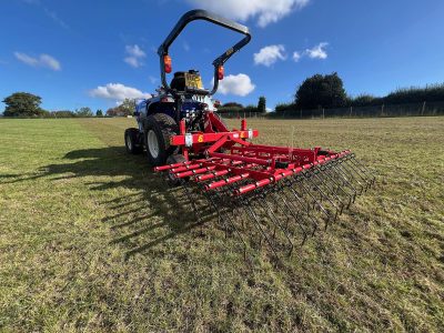 Einboeck Grass Manager 200 and Iseki Compact Tractor