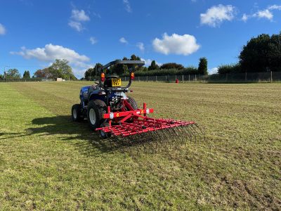 Einboeck Grass Manager 200 and Iseki Compact Tractor