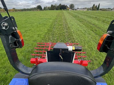 Meadow Harrowing with Iseki