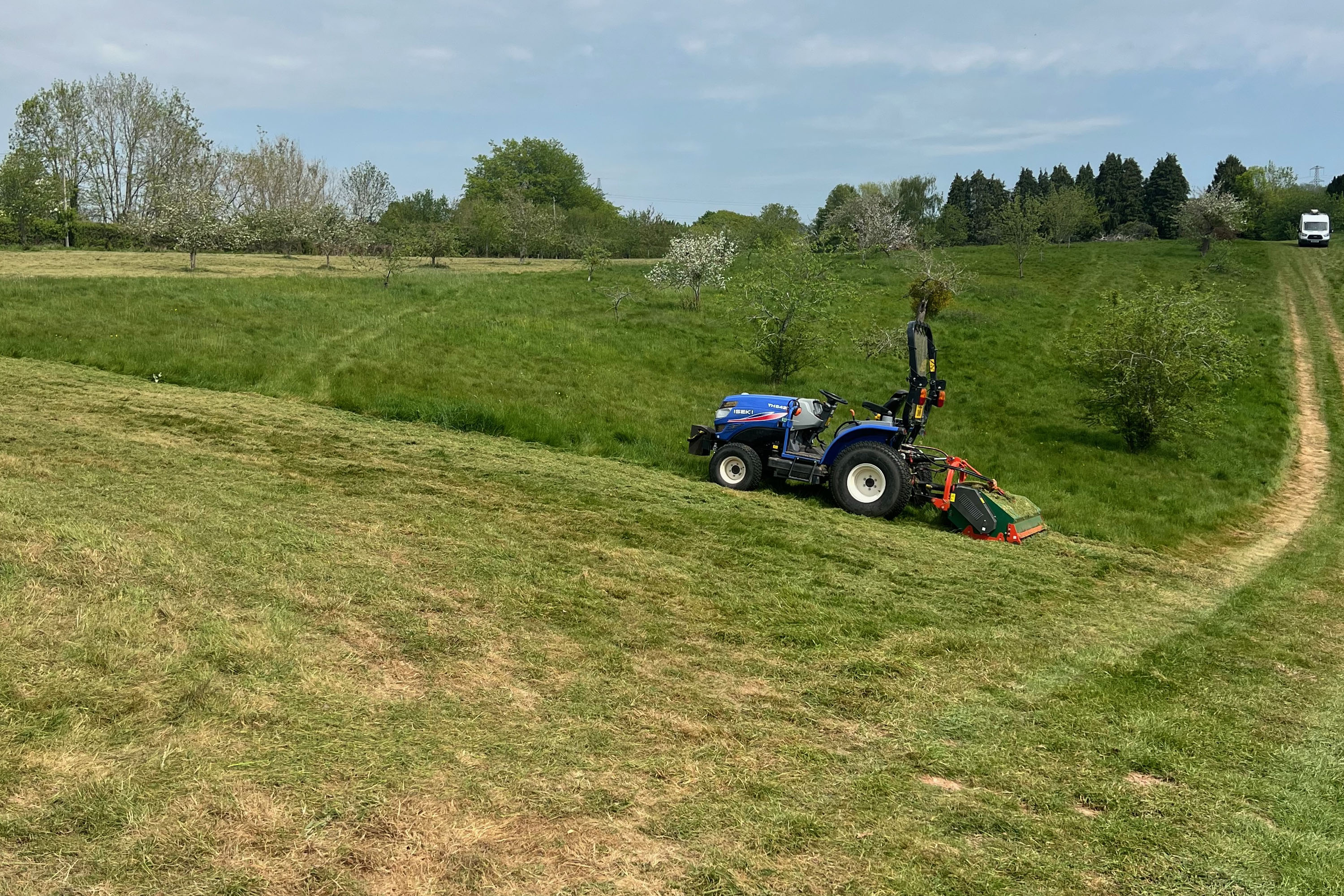 Orchard Mowing Orchard Mowing